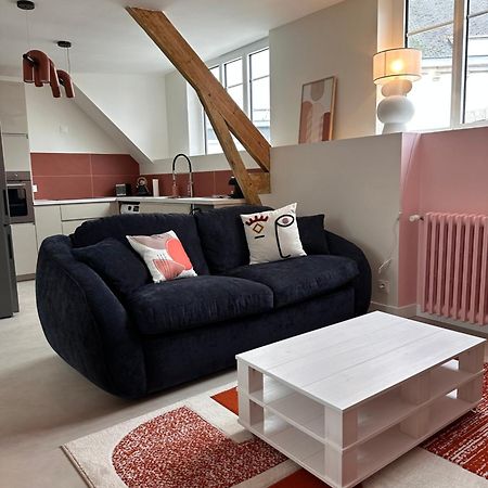 Grand Appartement Ultra Moderne Plein Centre, Plage A Pieds, Avec Parking Concarneau Exterior foto